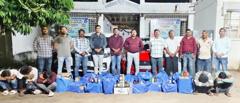 पोलीस अधीक्षक वर्धा यांनी दारूची तस्करी करणा-या गुन्हेगारांवर धडक कारवाई