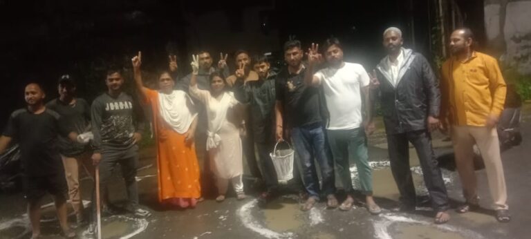 कल्याण पूर्व (विठ्ठलवाडी) परिसरात प्रभाग नं 14 – भावी नगरसेविका  सौ. दीपाली कचरे यांची जनजागृती मोहिम
